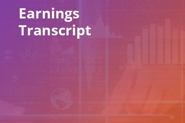 Earnings Conference Call Transcript